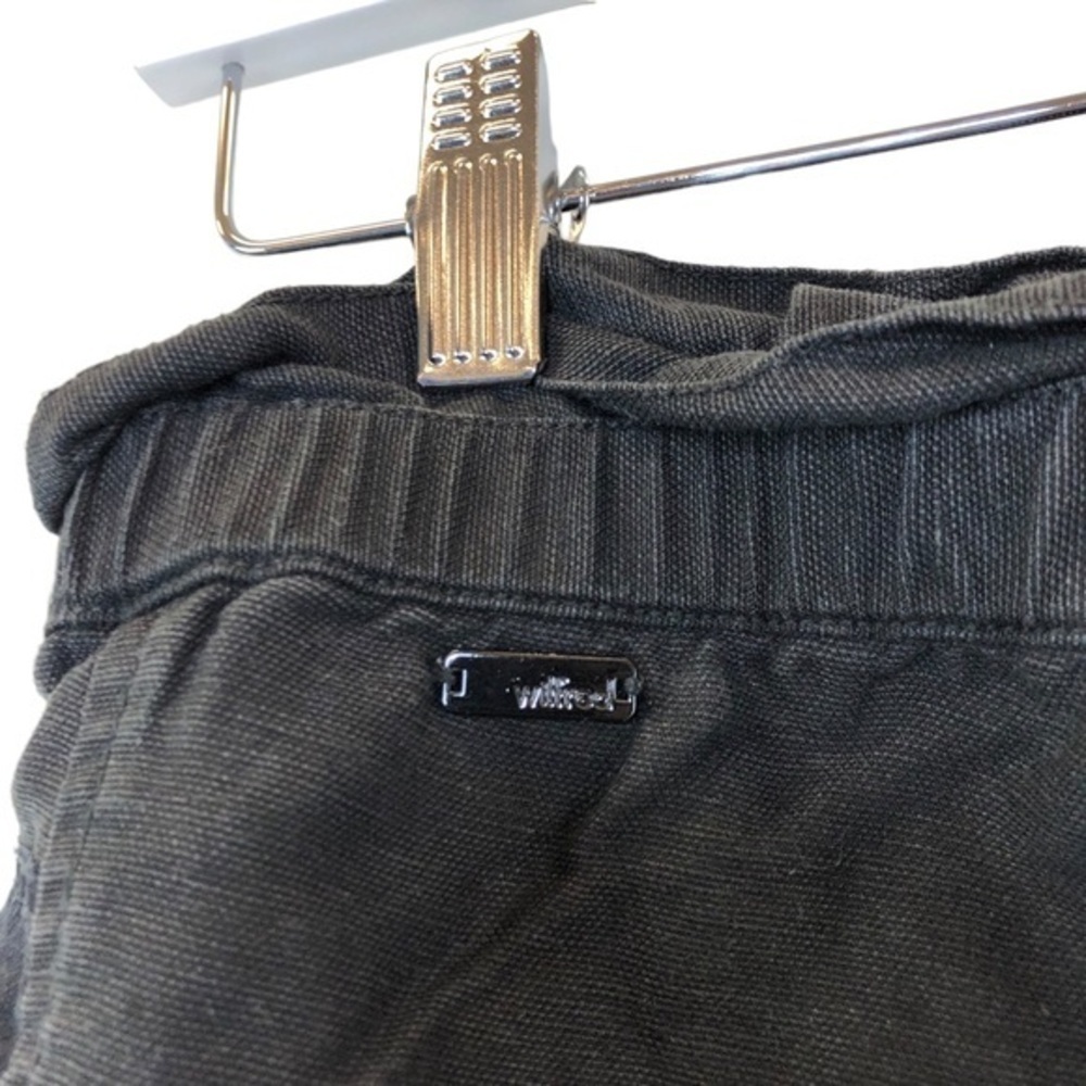 Wilfred With Linen Aritzia Zip Shorts Black - Picture 5 of 7